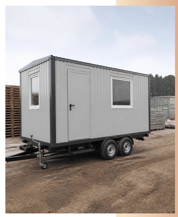 Купить вагончик на колесах в Йошкаре-Ола по цене от 255650 р. | БытовкаПрофи-Шкр